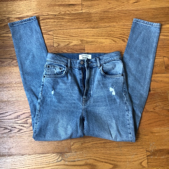 REFORMATION Miami Destroyed High Rise Distressed Skinny Jeans | Size 28 - Picture 2 of 9